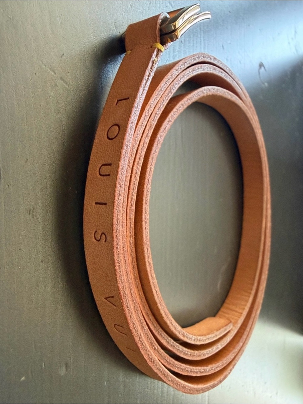 Louis Vuitton Brown Monogram Mini Pochette Gold Chain includes LV skinny belt - Picture 12 of 12